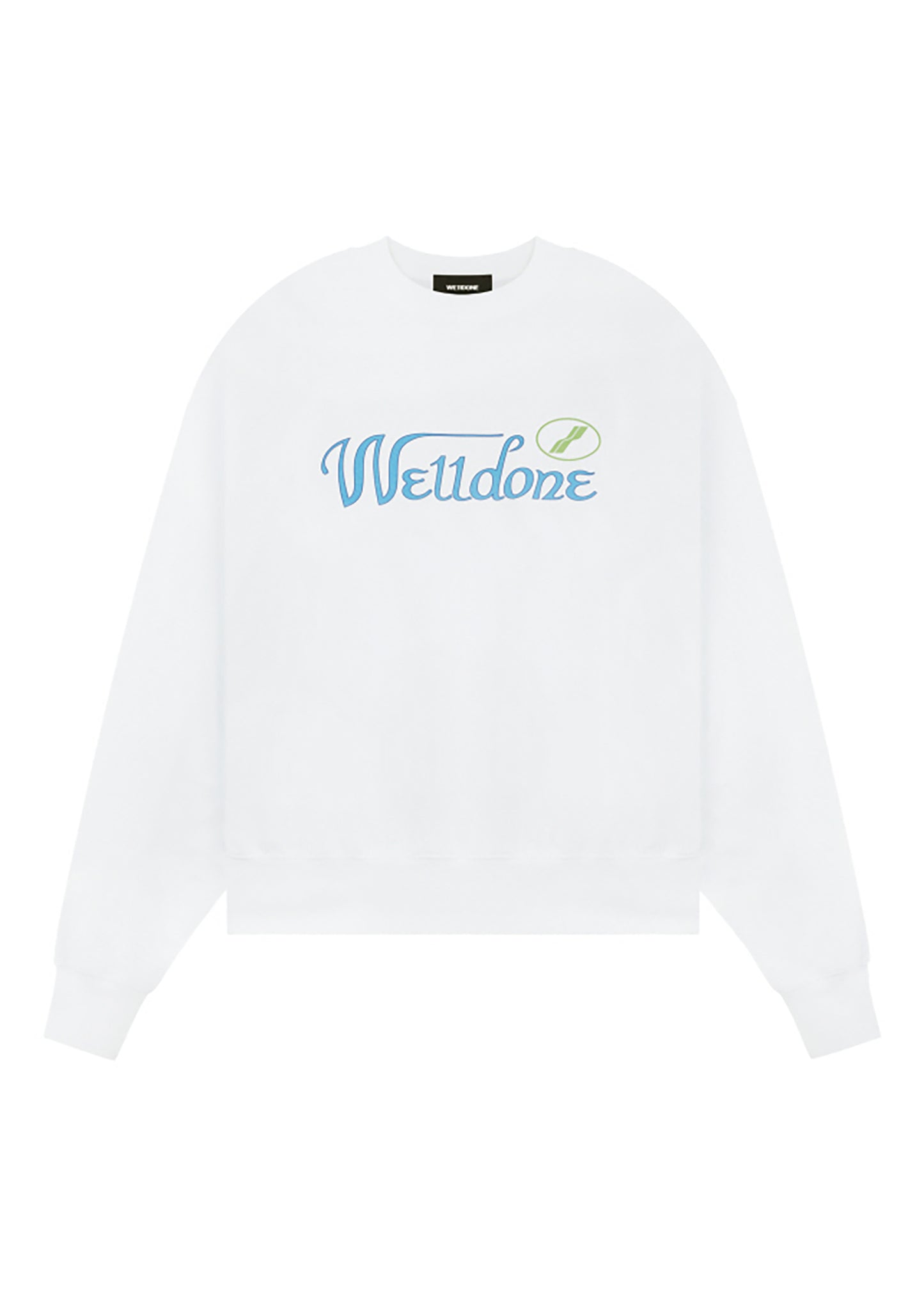 Mix Color Cursive Logo Sweatshirt
