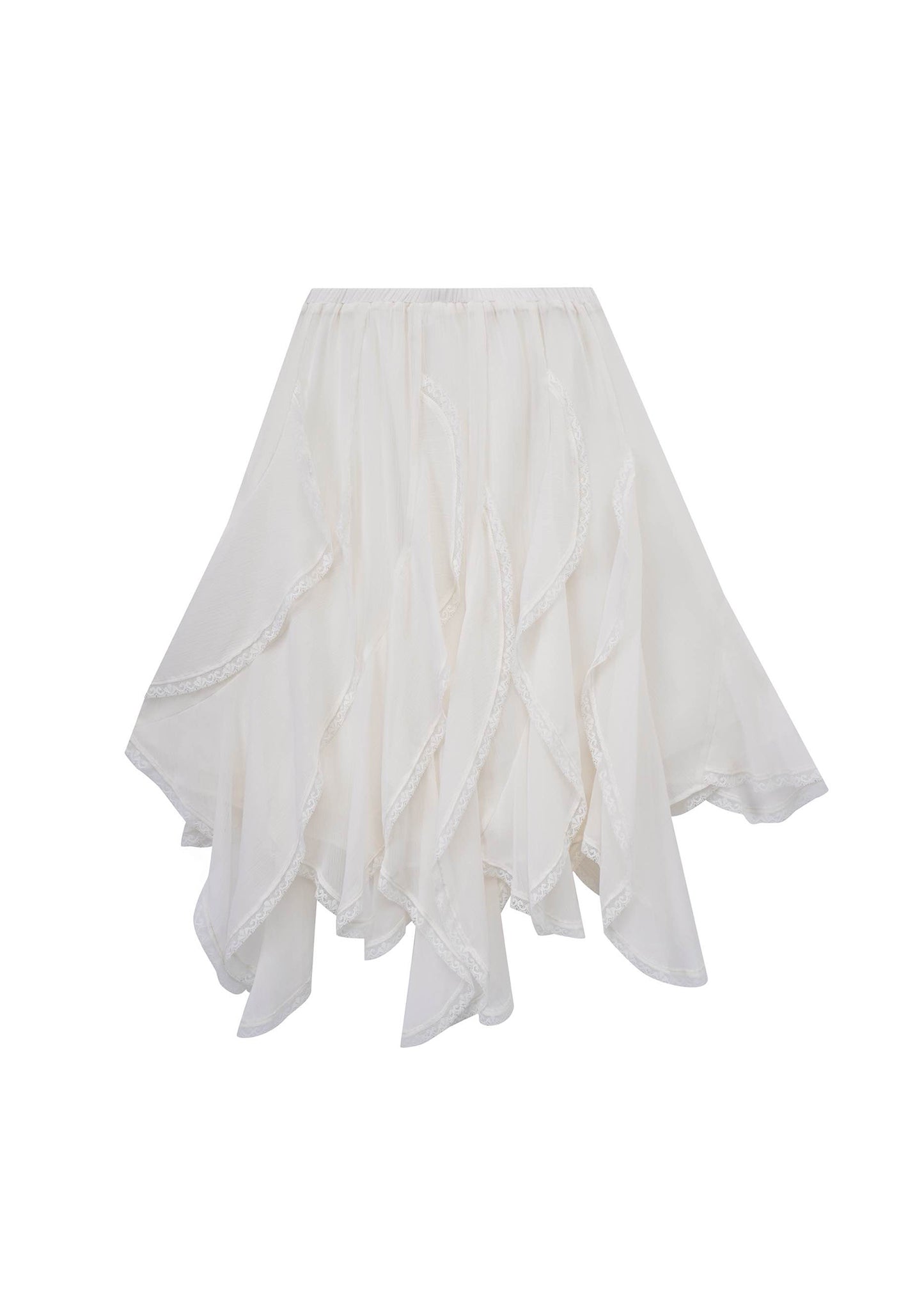 Lace Ruffle Skirt