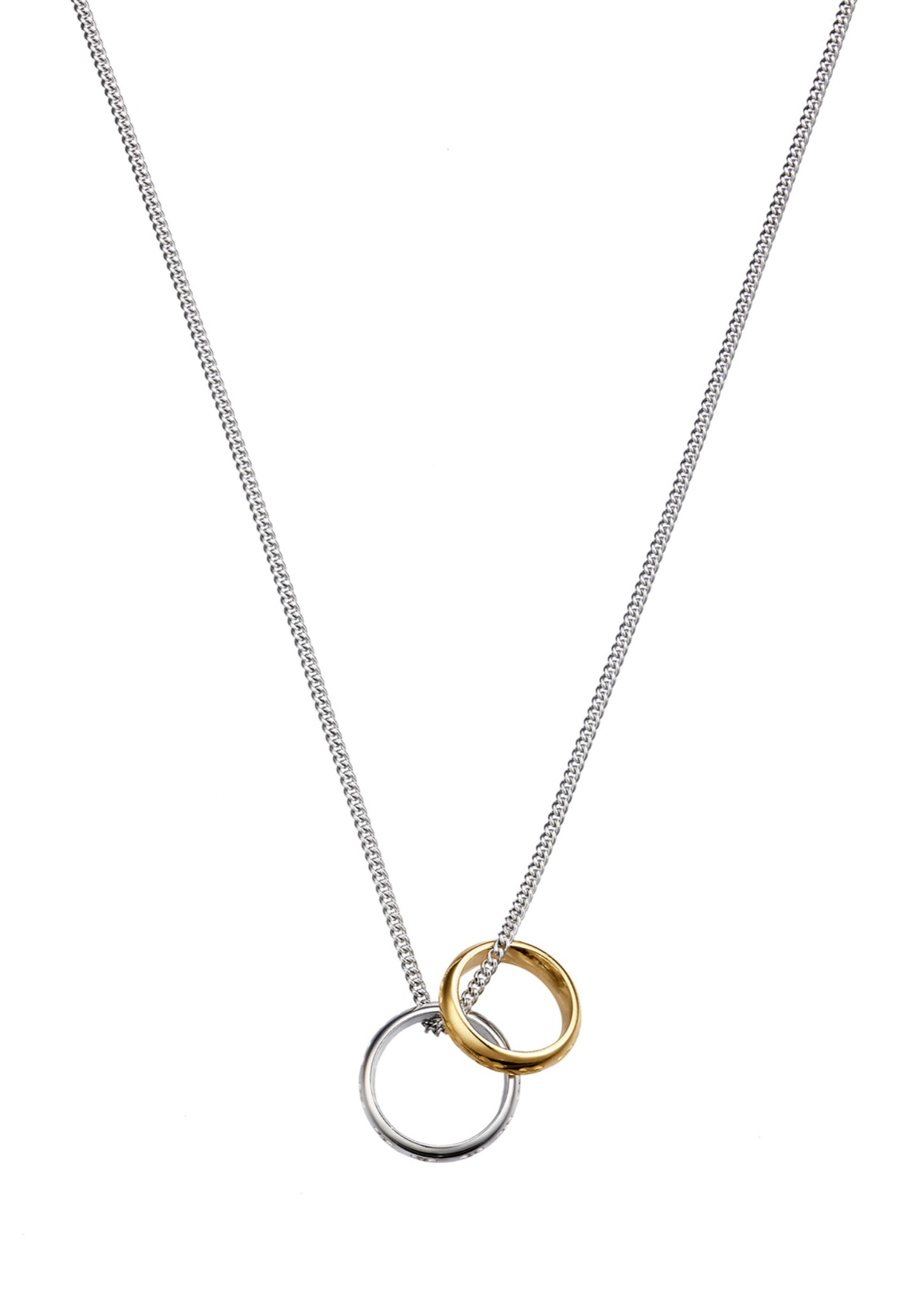 X Pattern Ring Pendant
