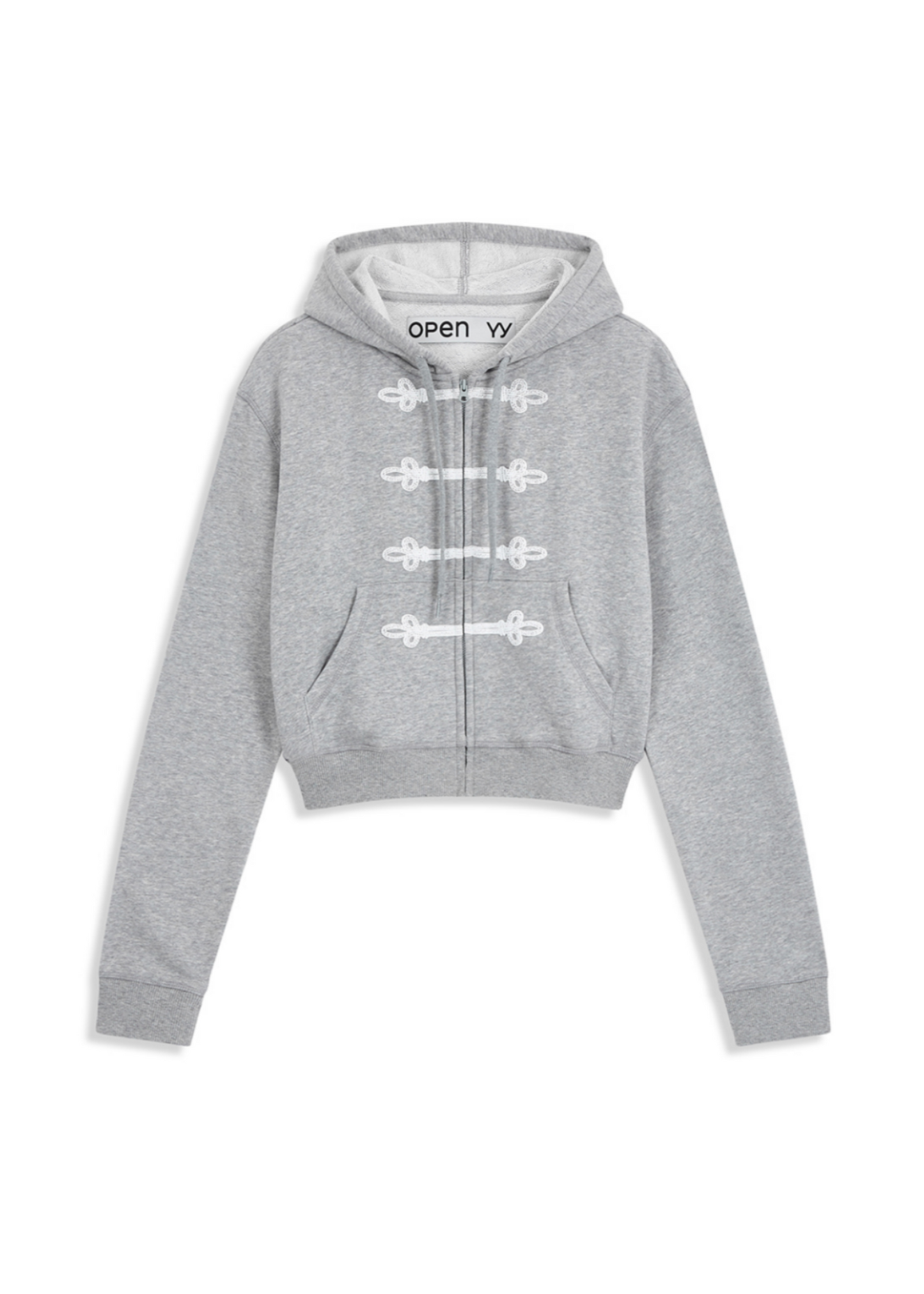 Loop Button Effect Hoodie
