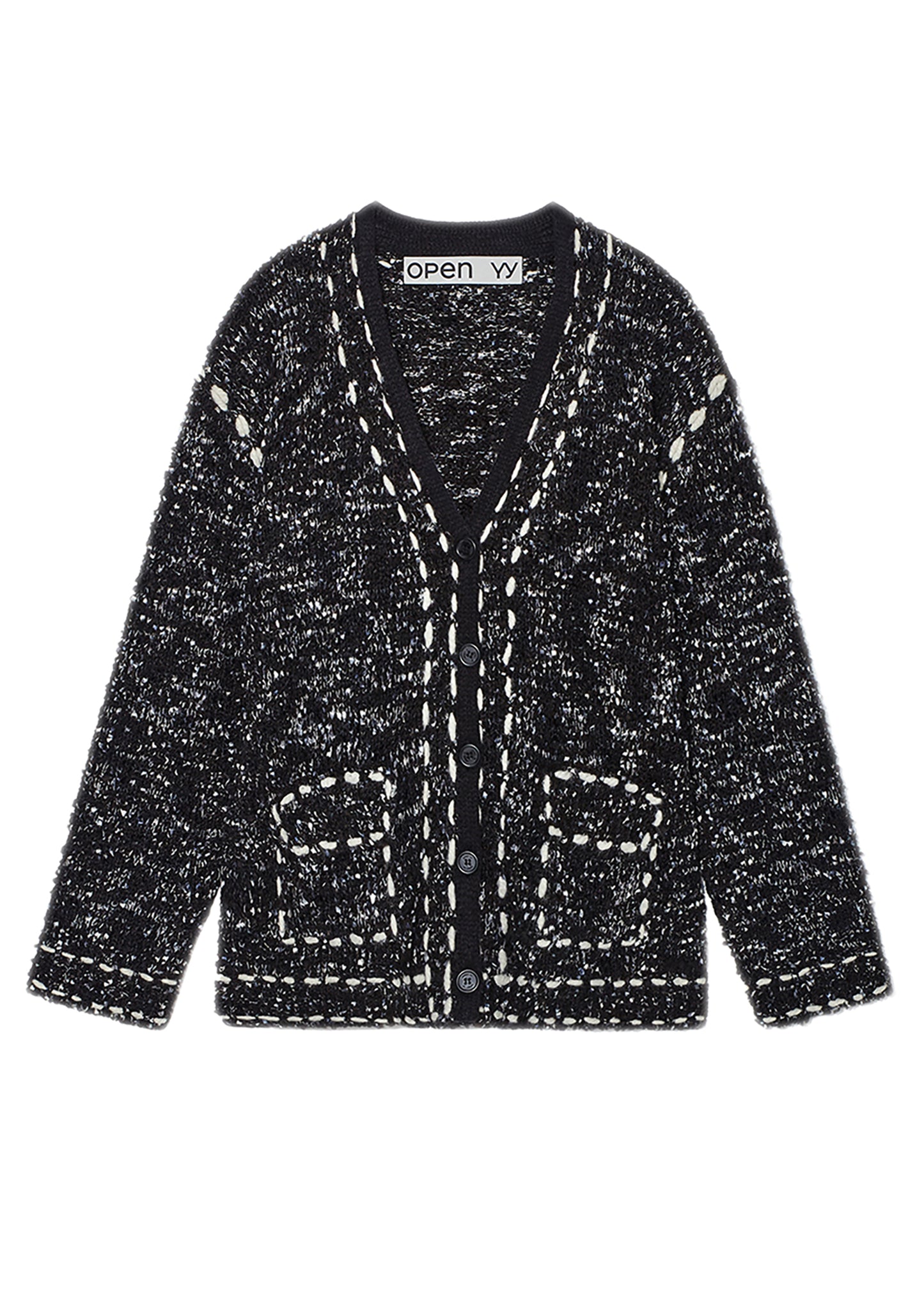 Tweed Stitch Cardigan