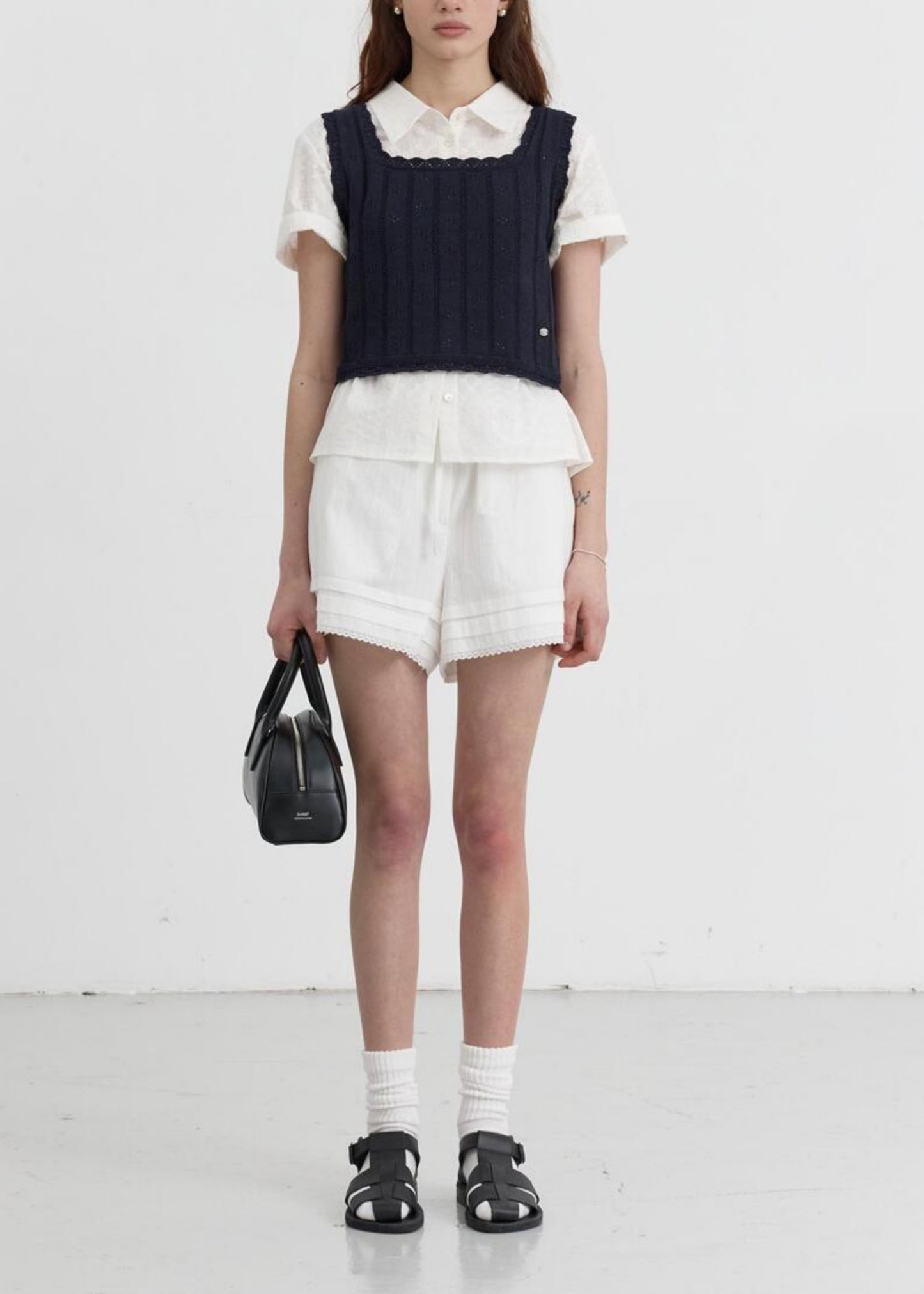 Laced Banding Shorts