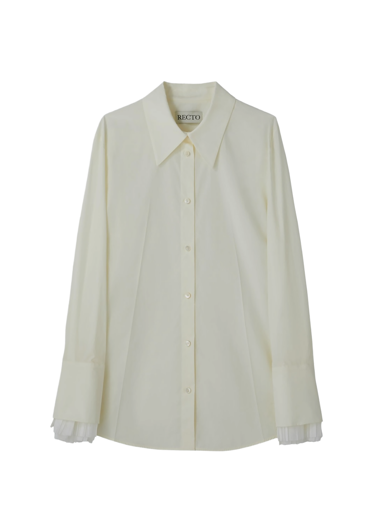 Pleats Cuffs Point Shirt