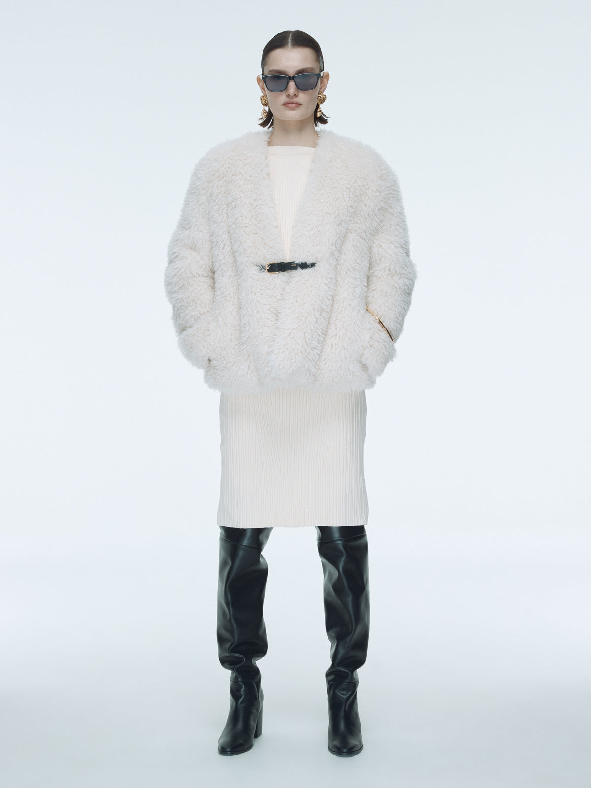 Faux Shearling Coat