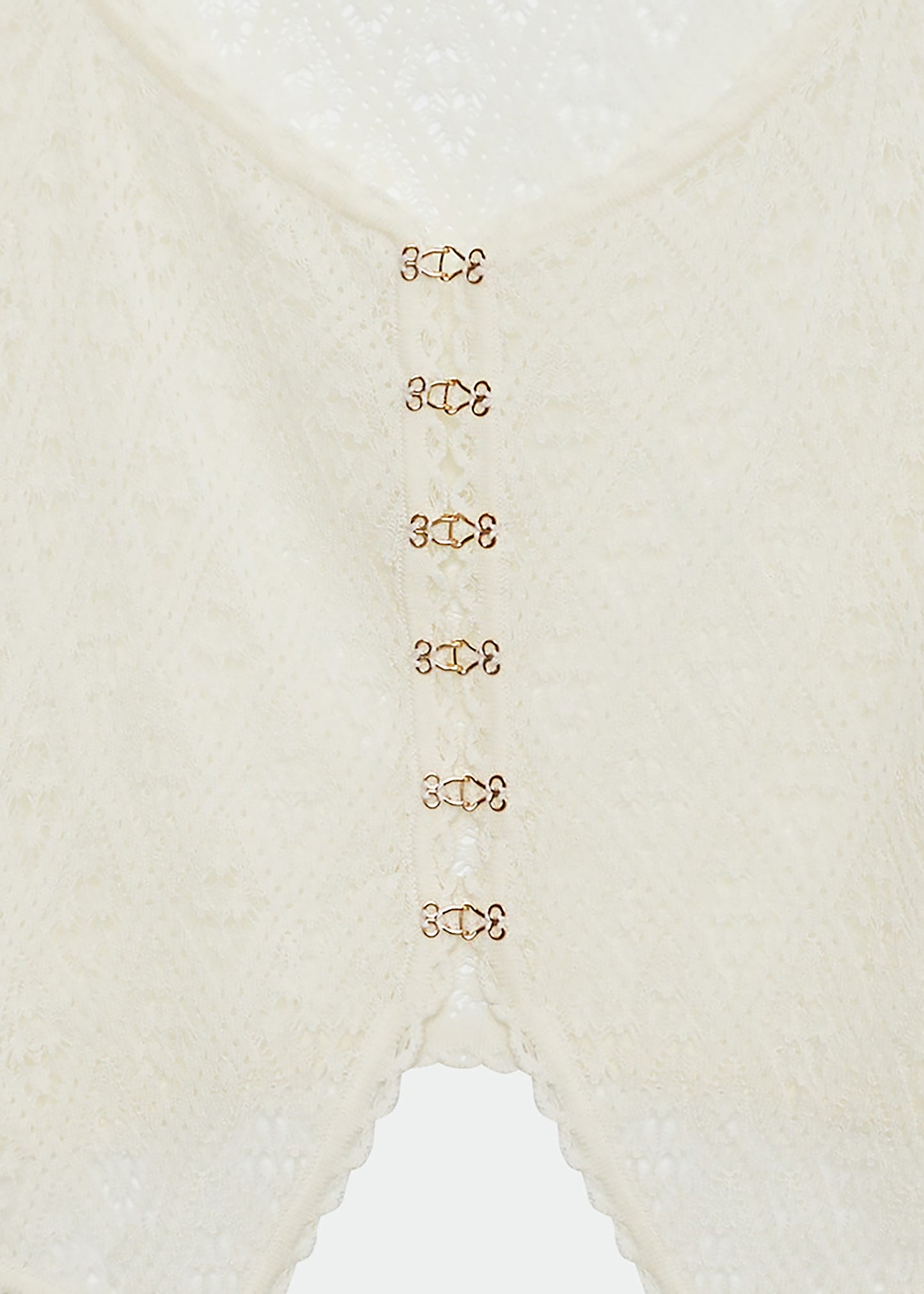 WIAMOND Diamond-Lace Cardigan