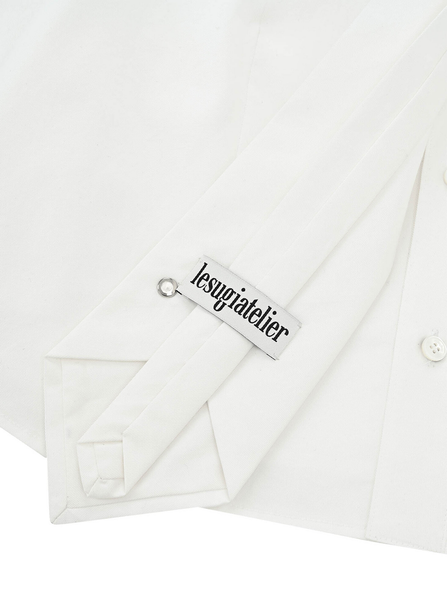 Cropped Shirt And Tie