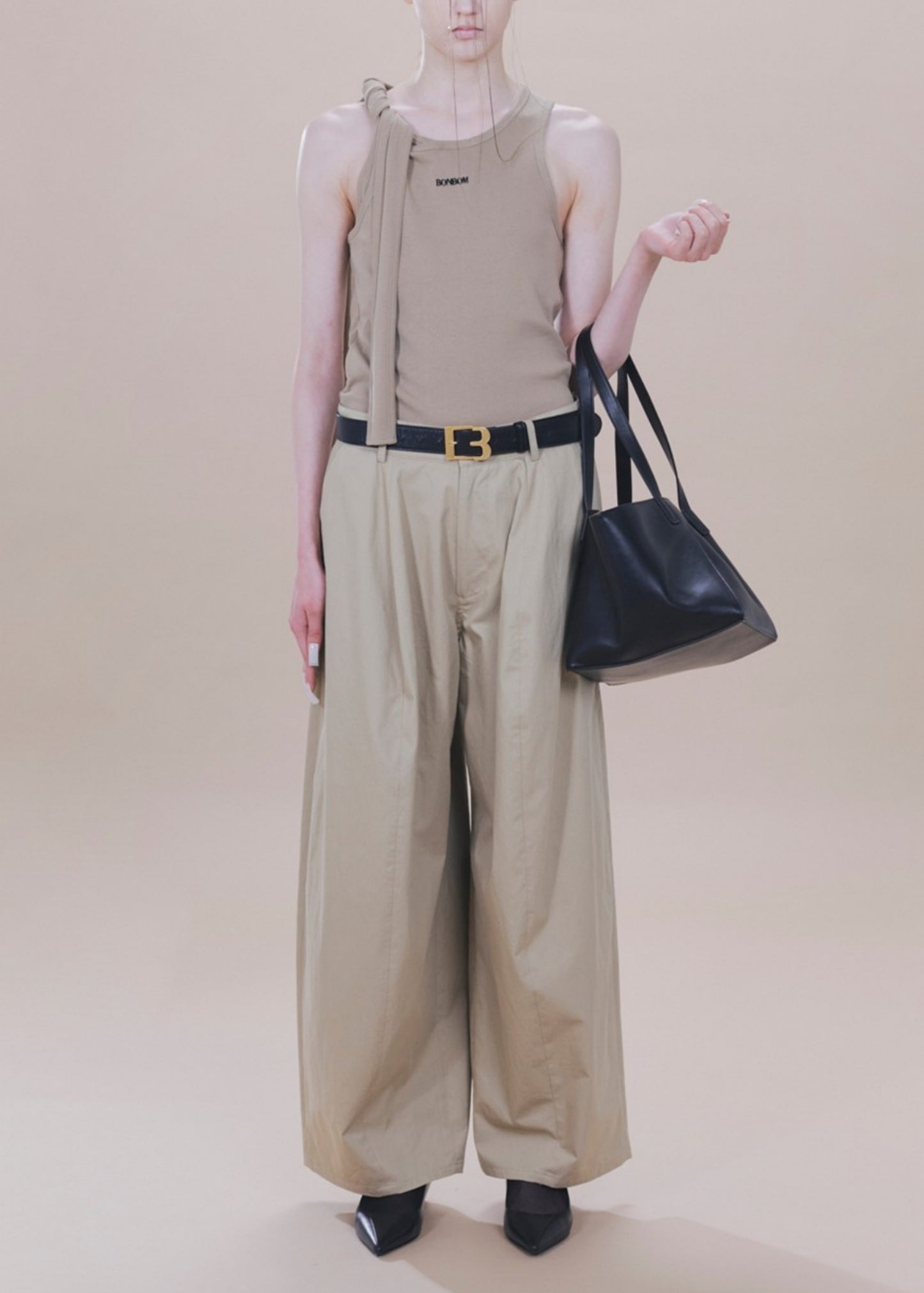 Rolling Strap Layered Sleeveless