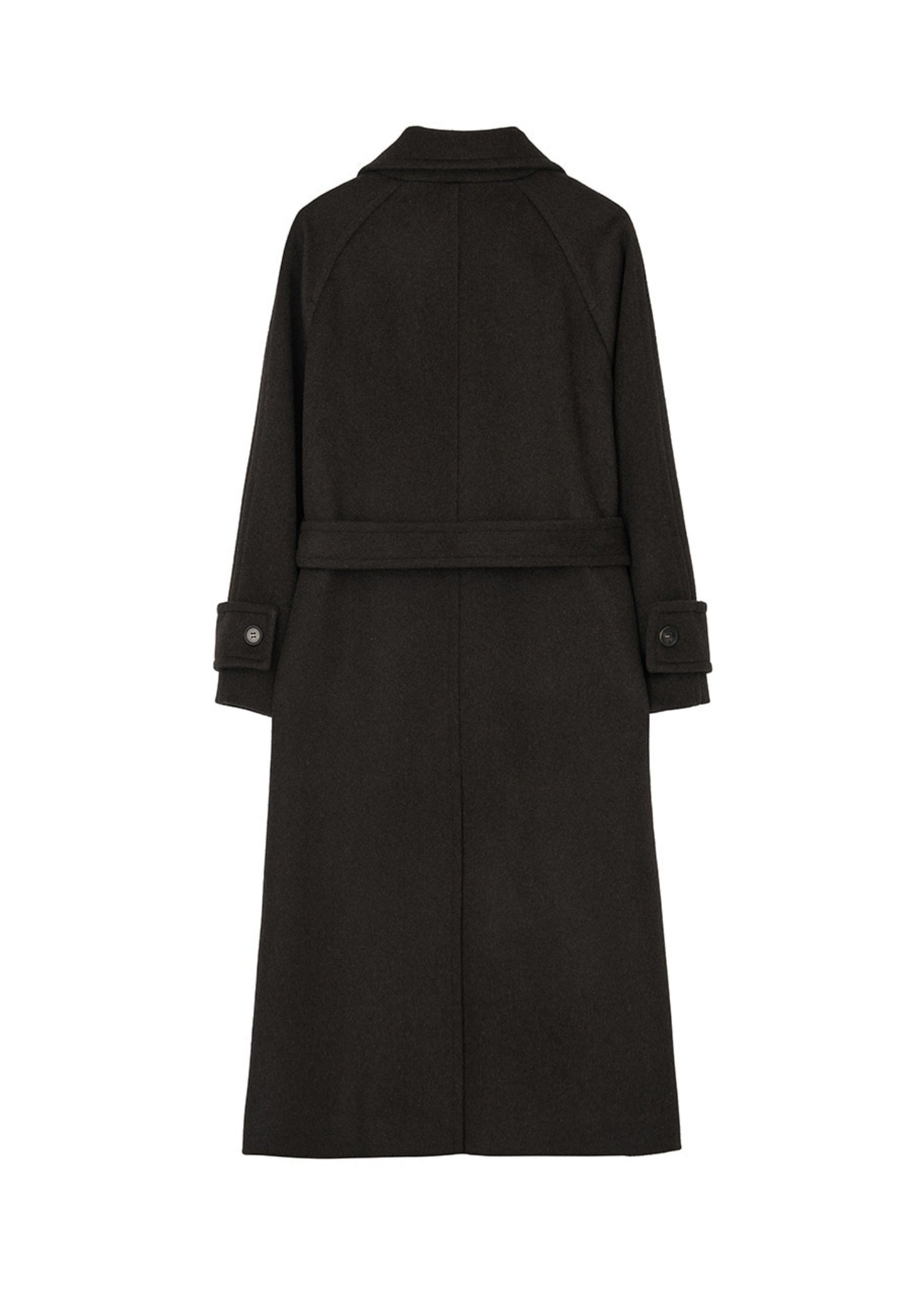 Wool Balmacaan Coat