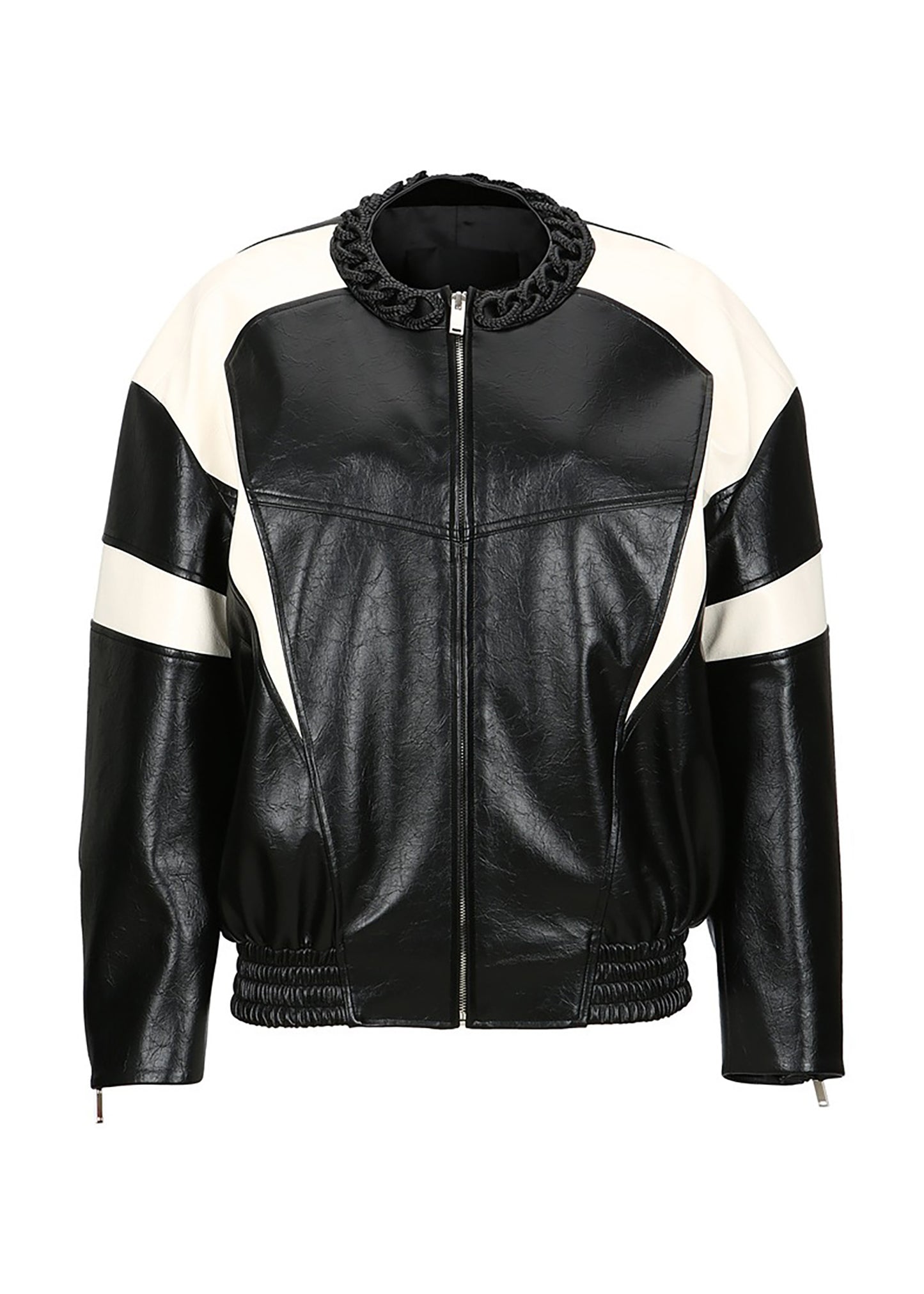 Leather Bomber Jacket