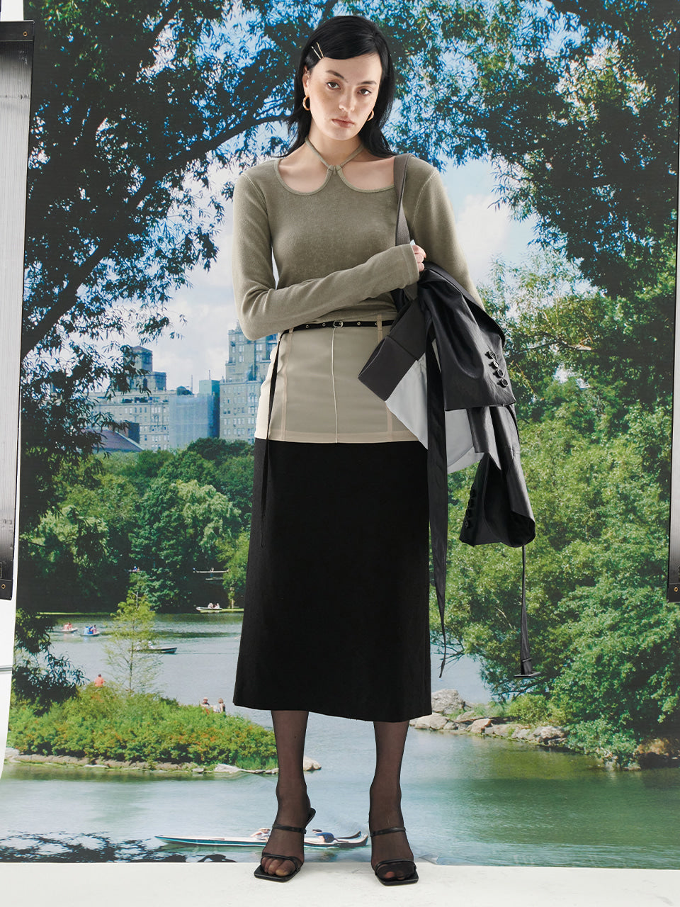 Sheer Layered Skirt