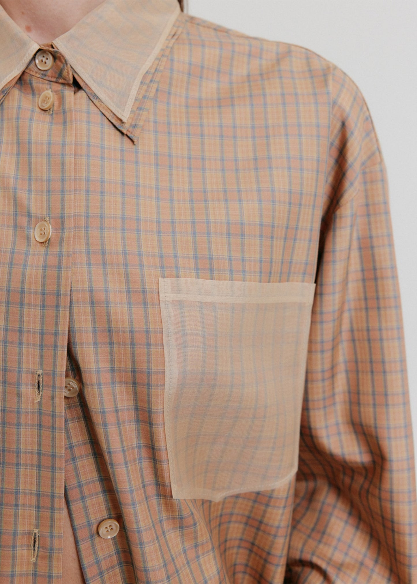Organza Layerd Shirt