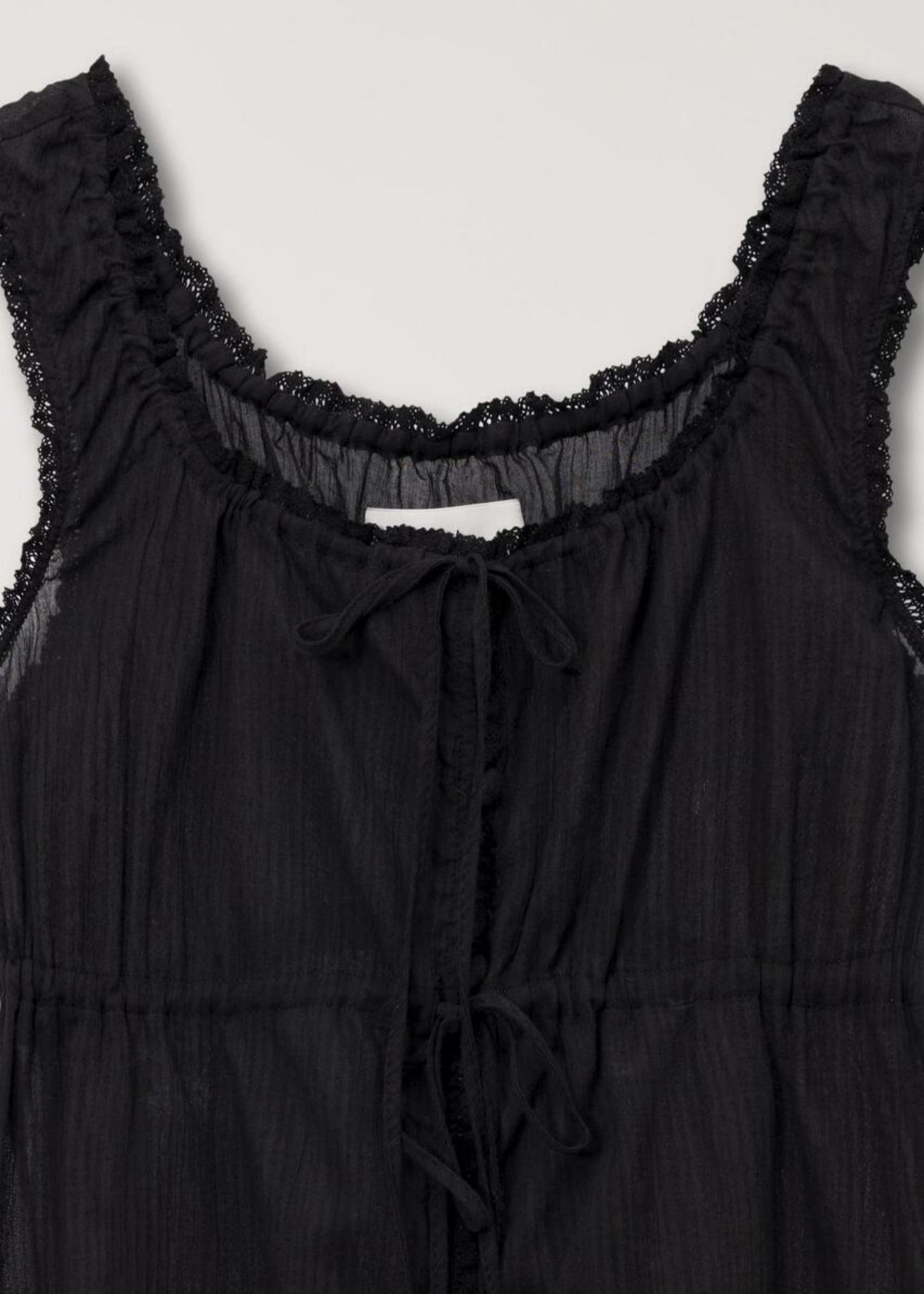 Shirring Sleeveless Blouse