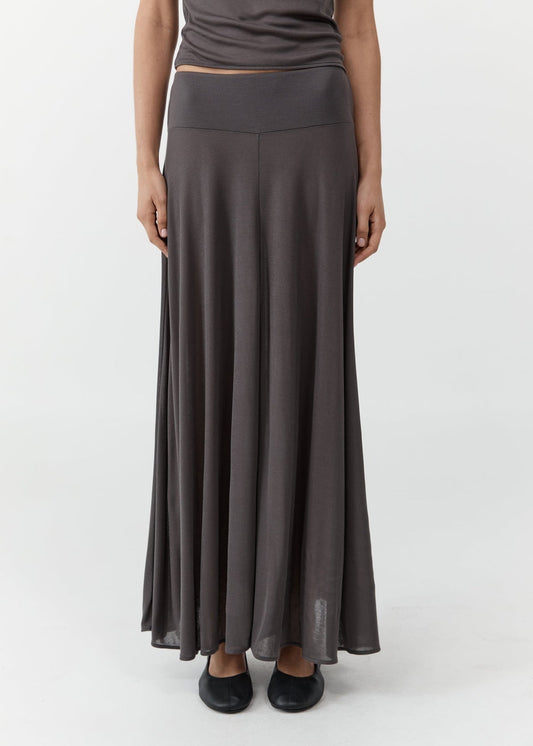 Fluid Jersey Skirt