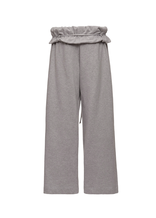 Low-rise Ruffled Sweatpants