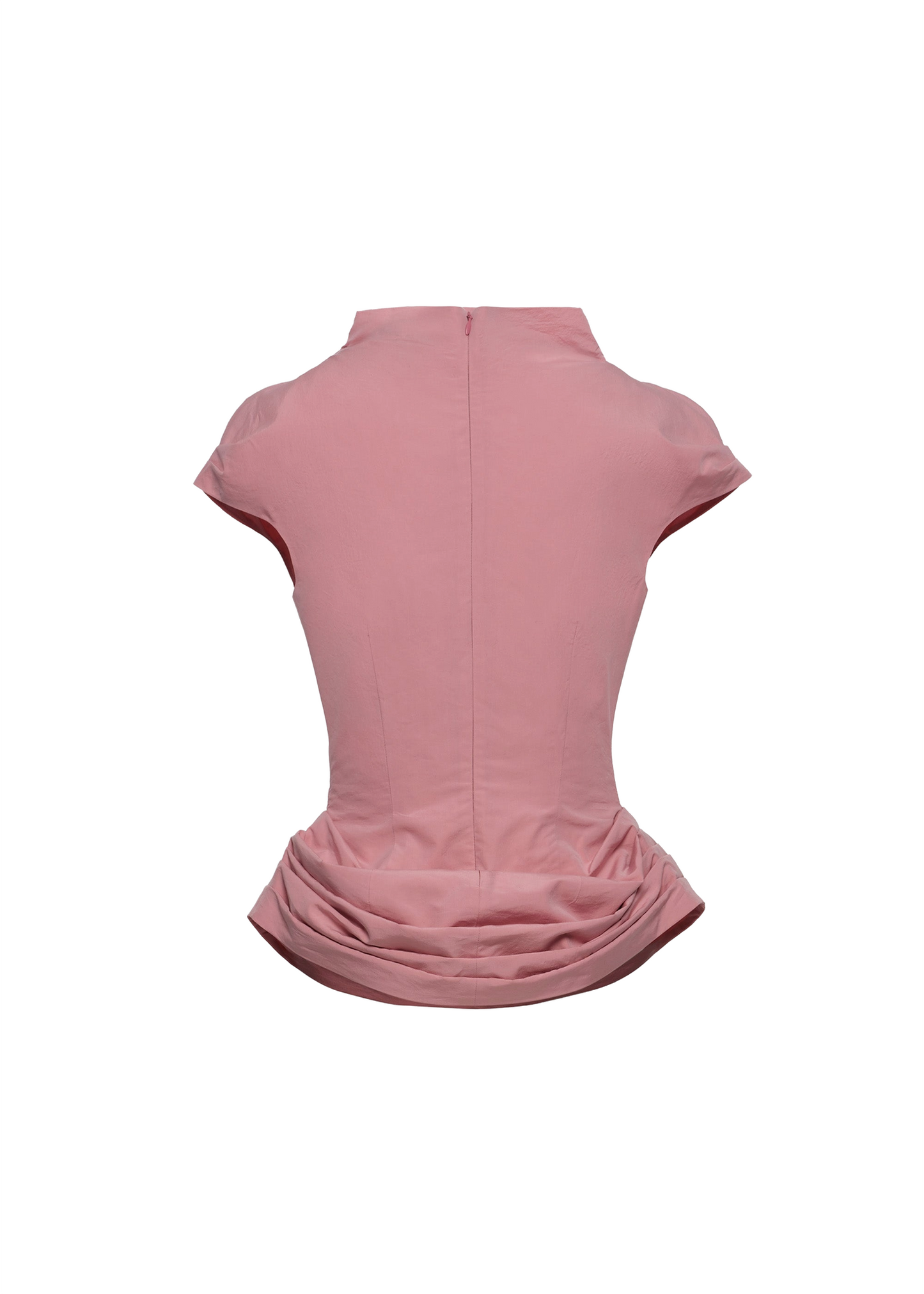 Fitted Draped Blouse