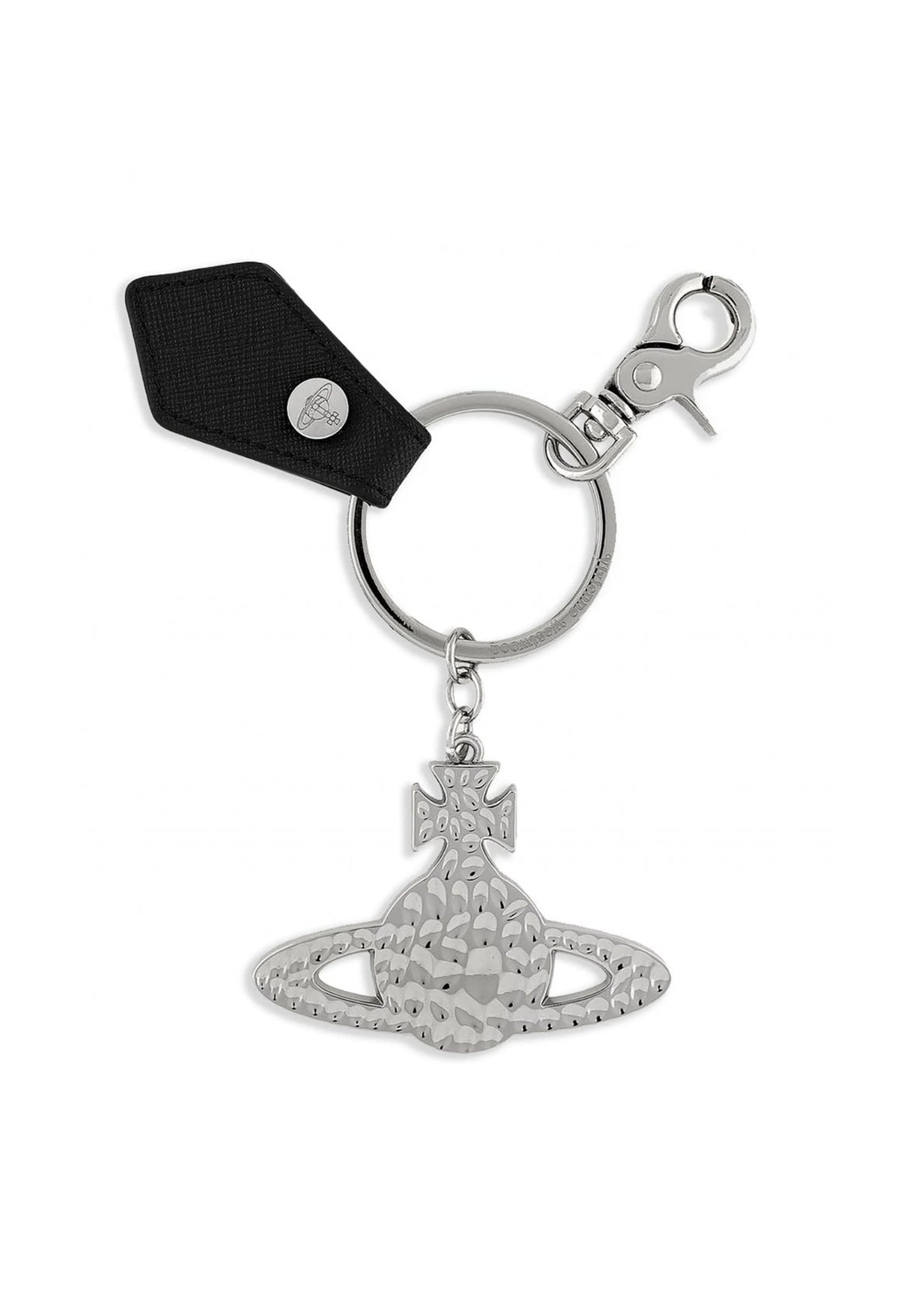Hammered Orb Keyring