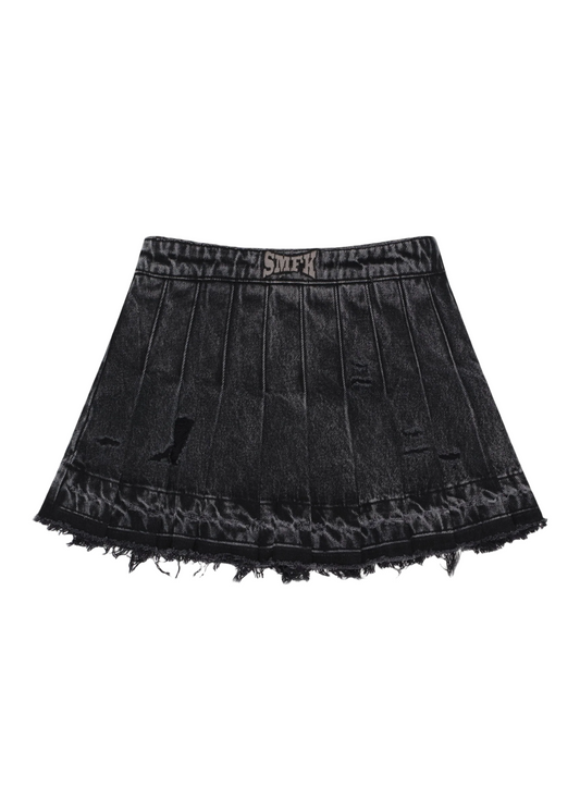 Wilderness Wandering Pleated Short Skirt