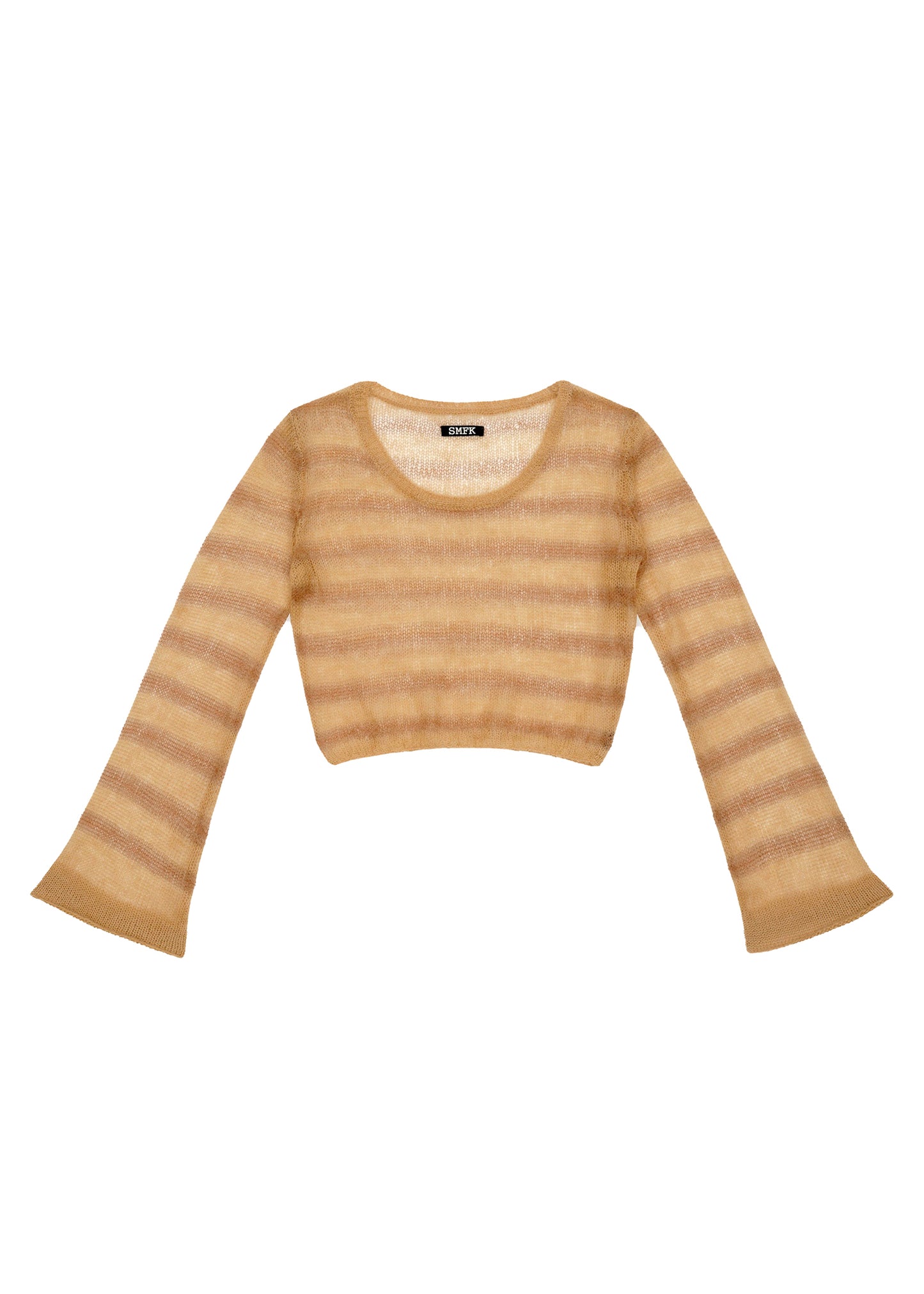 Wildworld Desert Stripe Print Mohair Top