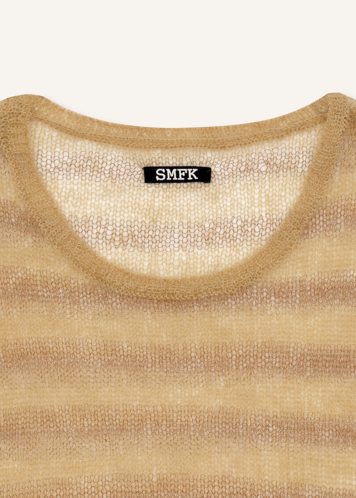 Wildworld Desert Stripe Print Mohair Top