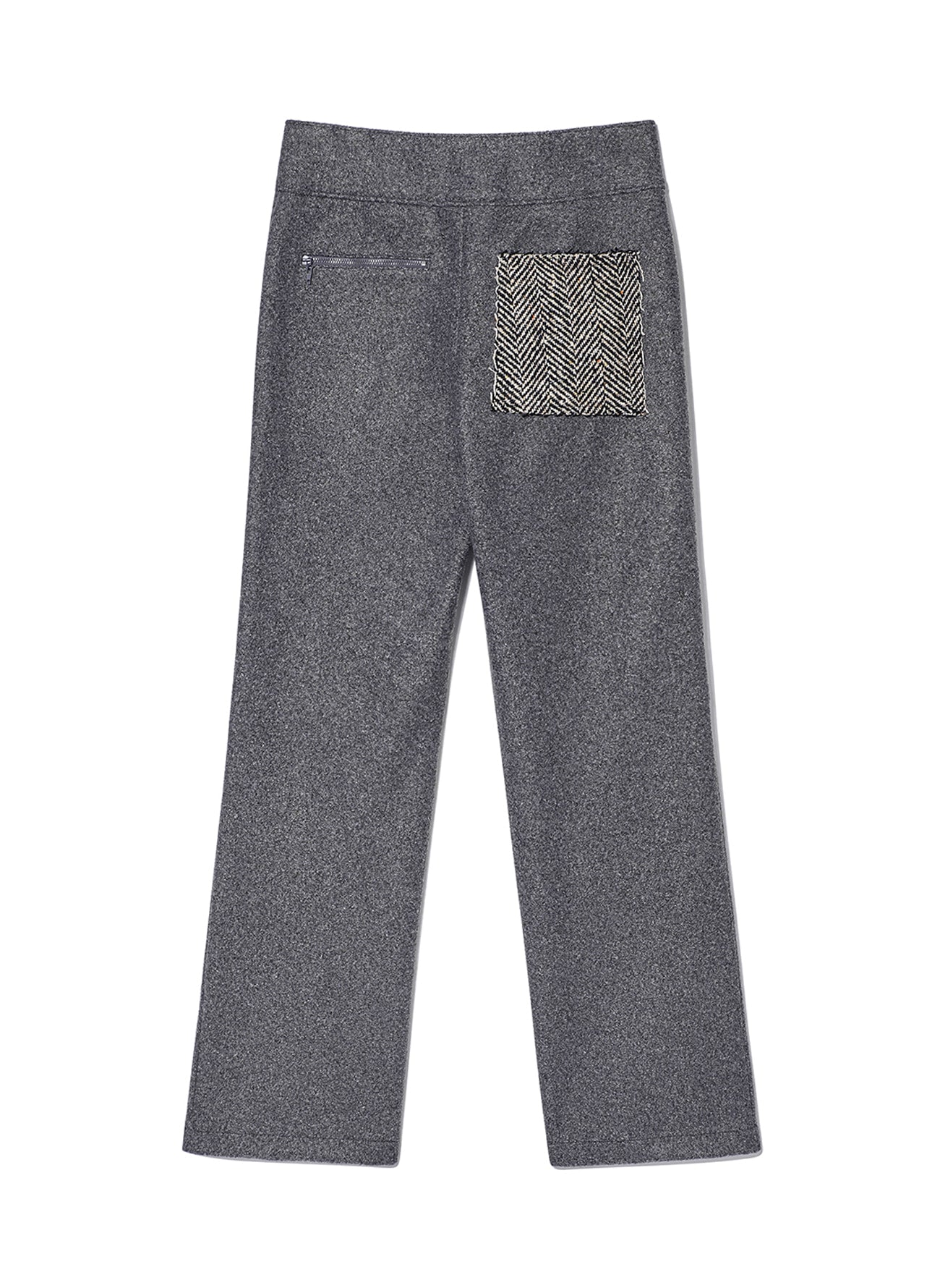Raw-cut Patchwork Pants