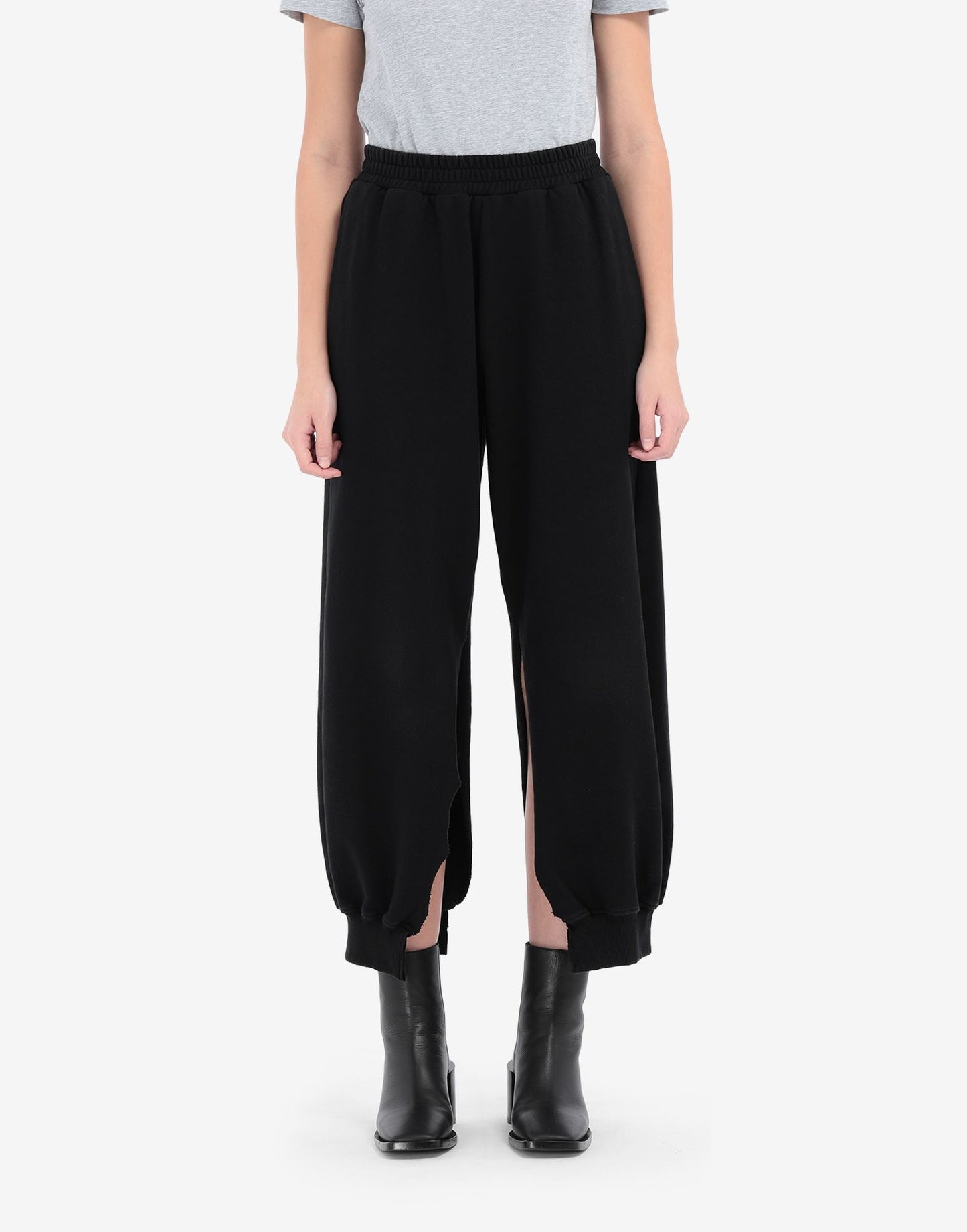 Black Side Slit Pants