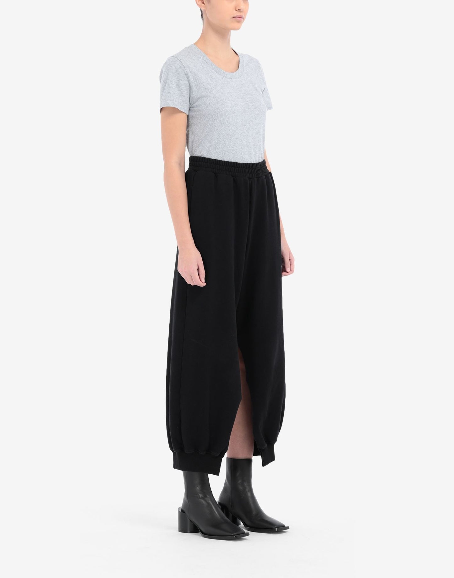 Black Side Slit Pants