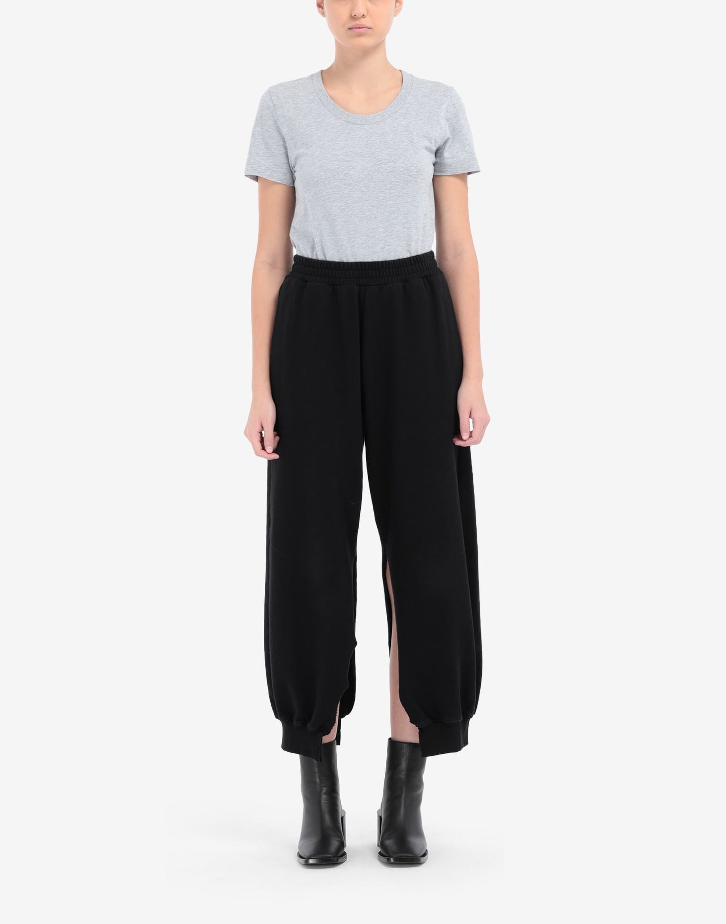 Black Side Slit Pants