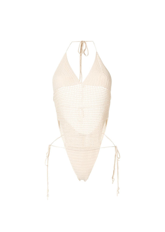 Crochet Tie Bodysuit