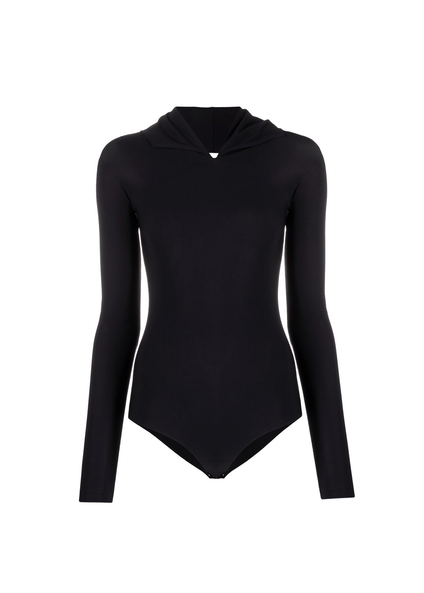 Black High-Neck Bodysuit