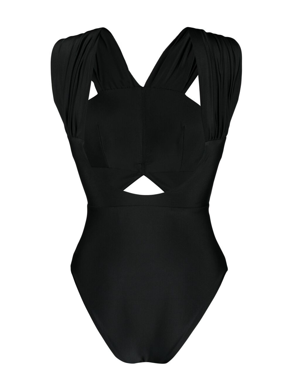 Ruched Strapped Swimsuit