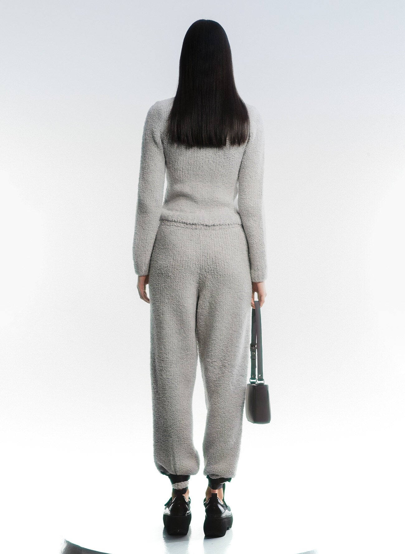 Woolly Knit Zip Up Jacket