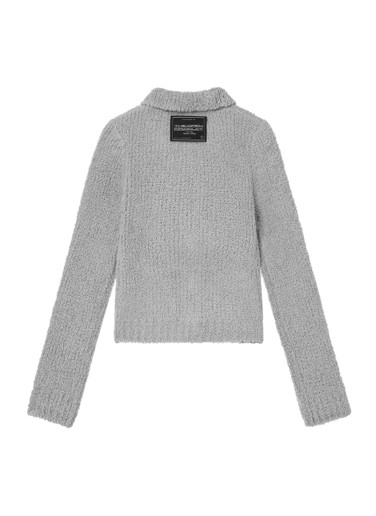 Woolly Knit Zip Up Jacket