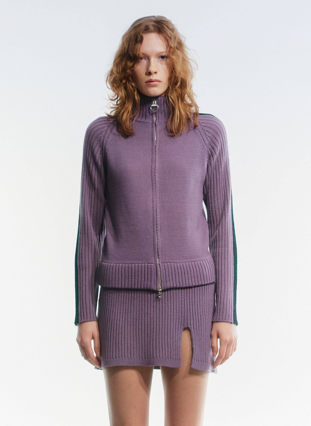 Two-way Zip Up Track Jacket