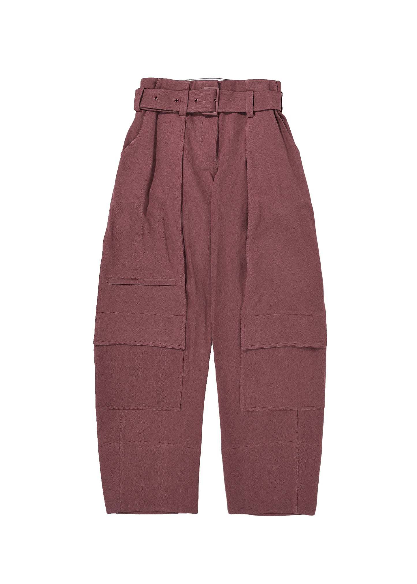 Deep Pink Low Pocket Pants