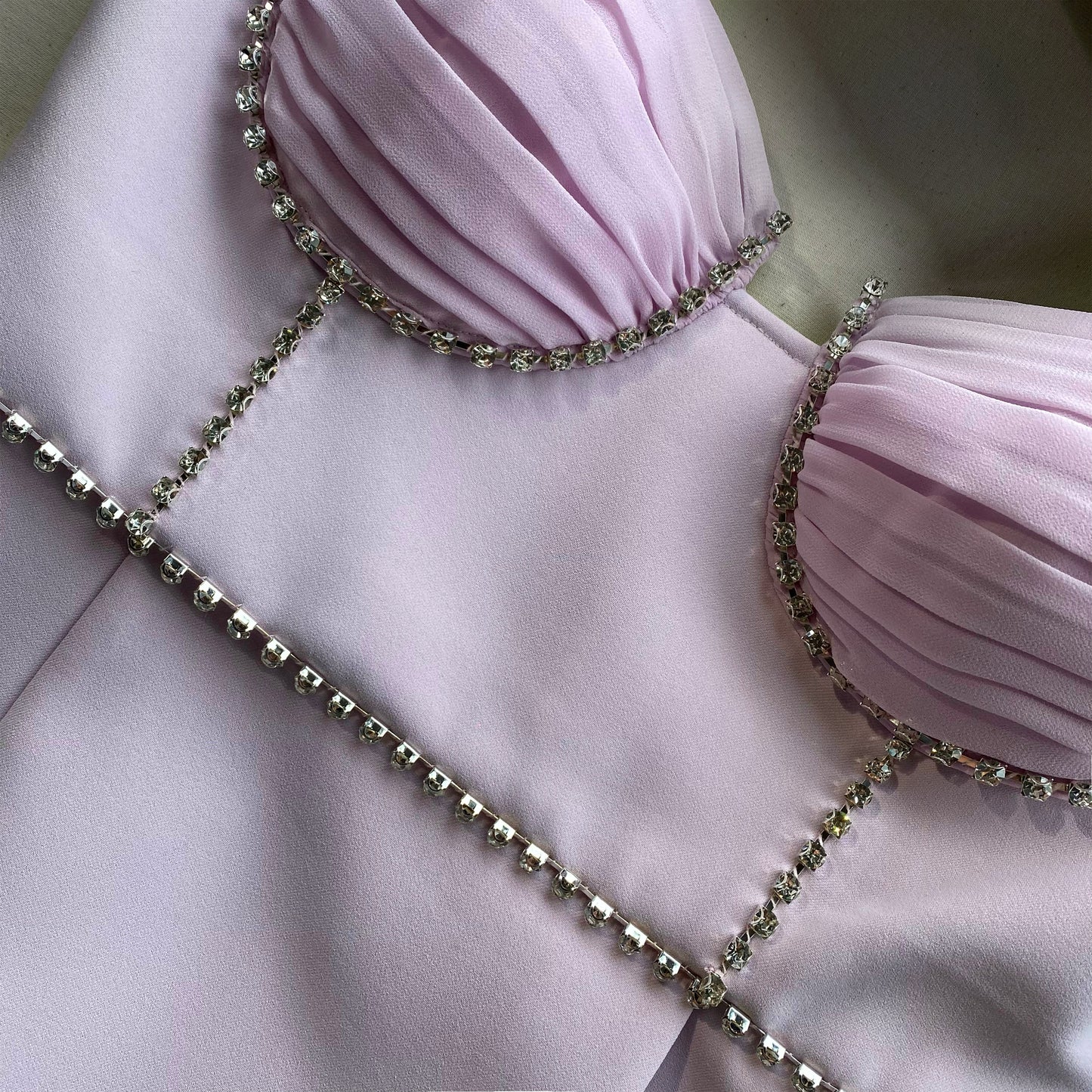 Chiffon Crepe Dress