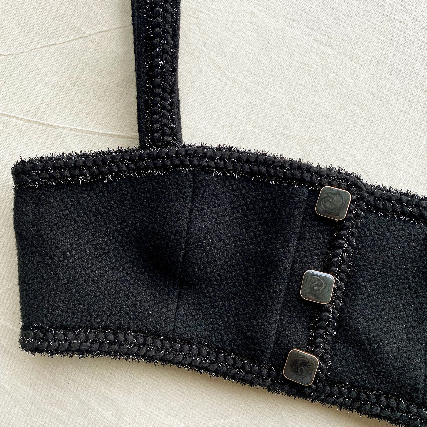 Textured Weave Crop Top