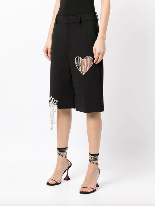 AREA Five Pocket Heart Shorts