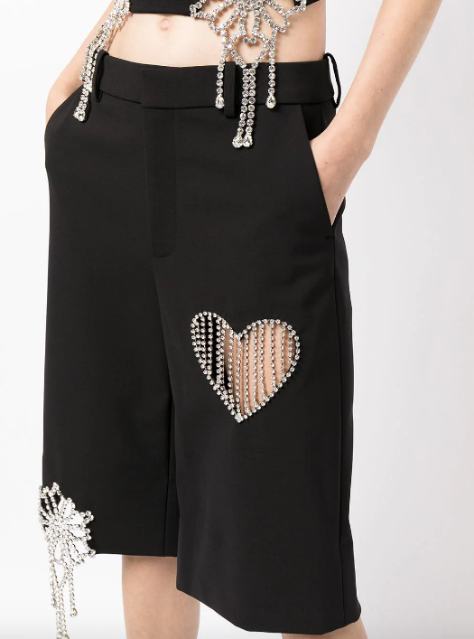 AREA Five Pocket Heart Shorts
