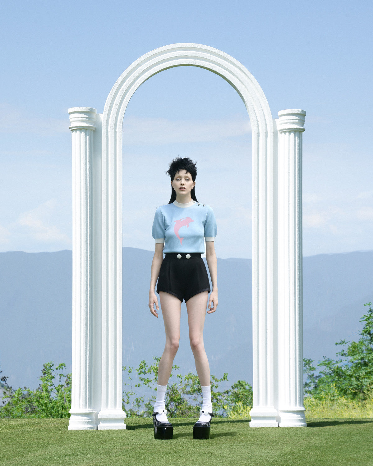 Dolphin Knitted Top