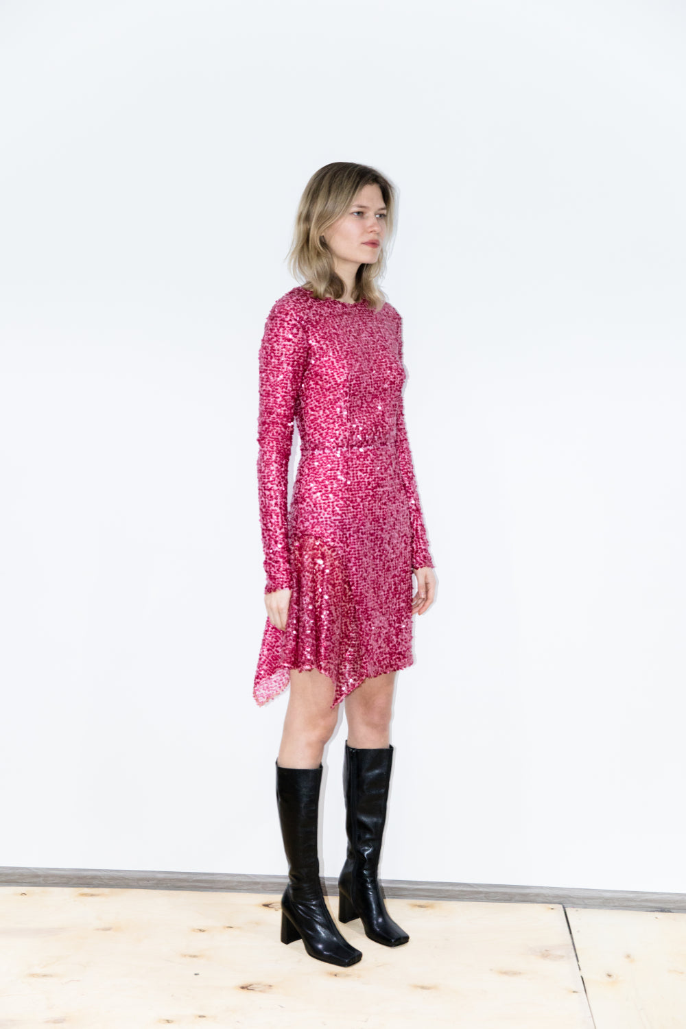 Walk of Shame Pink Sequined Dress