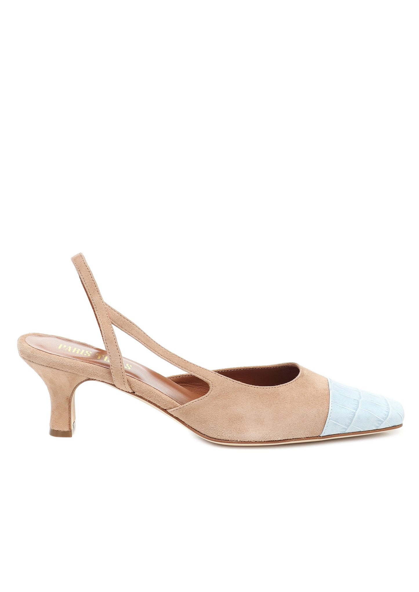 Suede Sling-back Pumps