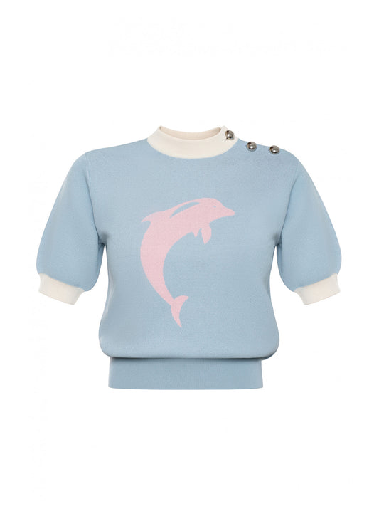 Dolphin Knitted Top