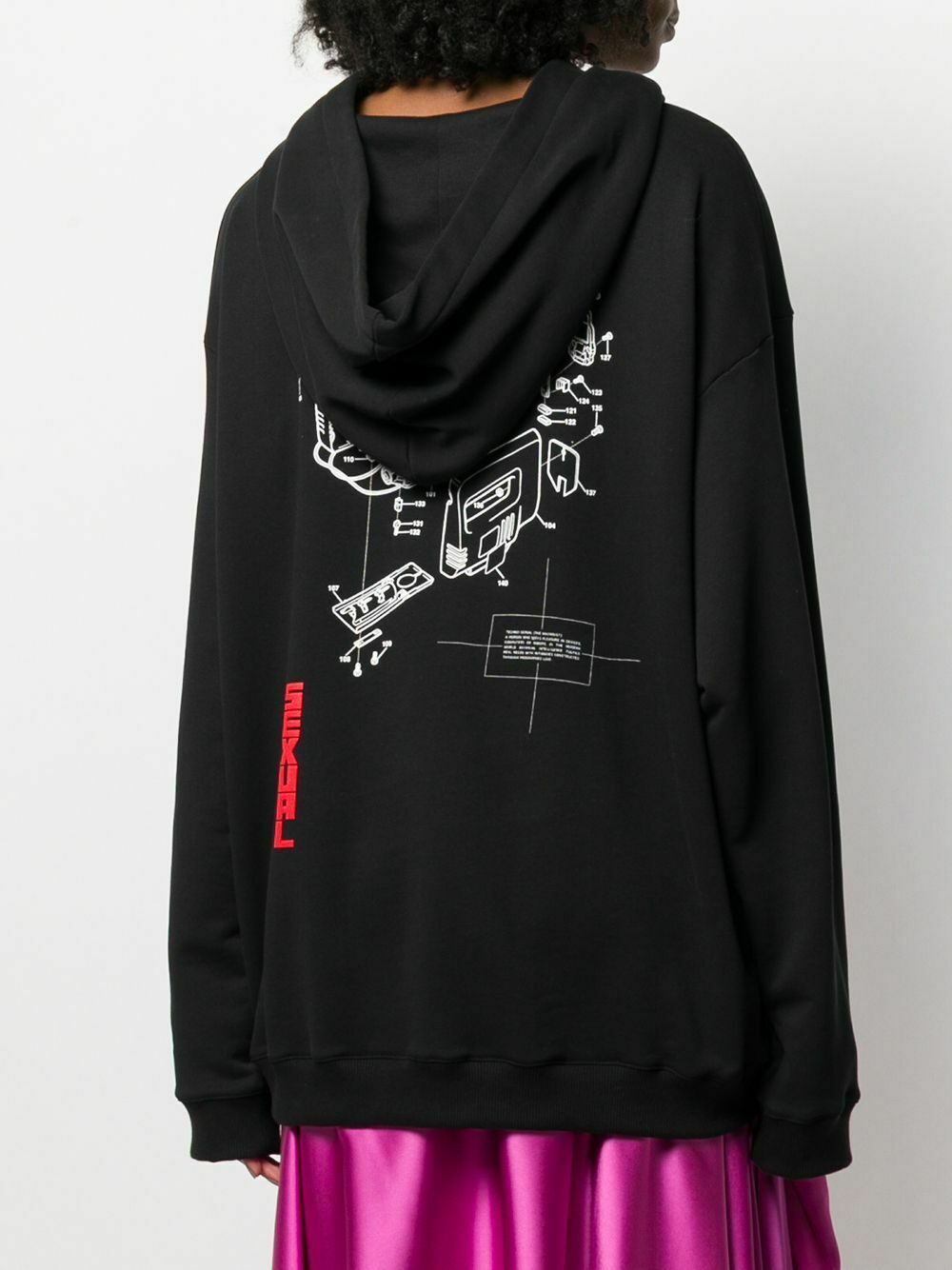 Christopher Kane Techno Sexual Hoodie
