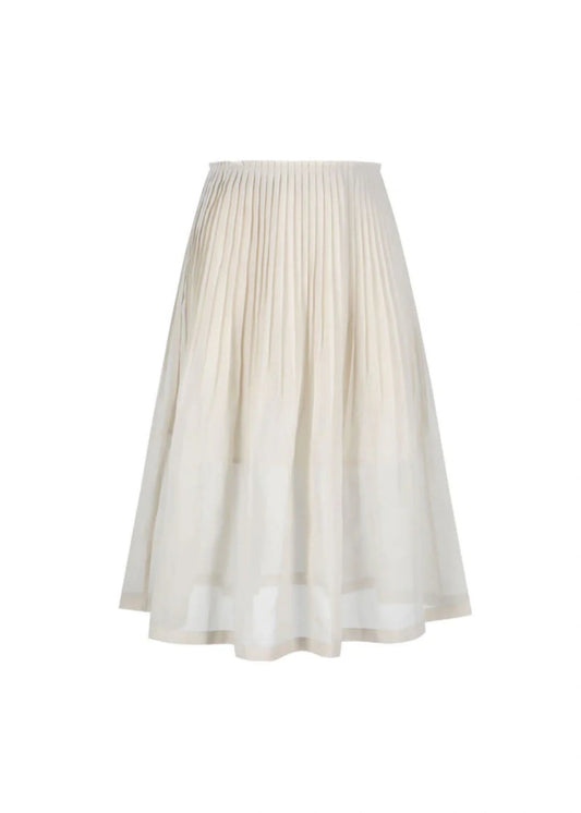 Pleated Midi Skirt