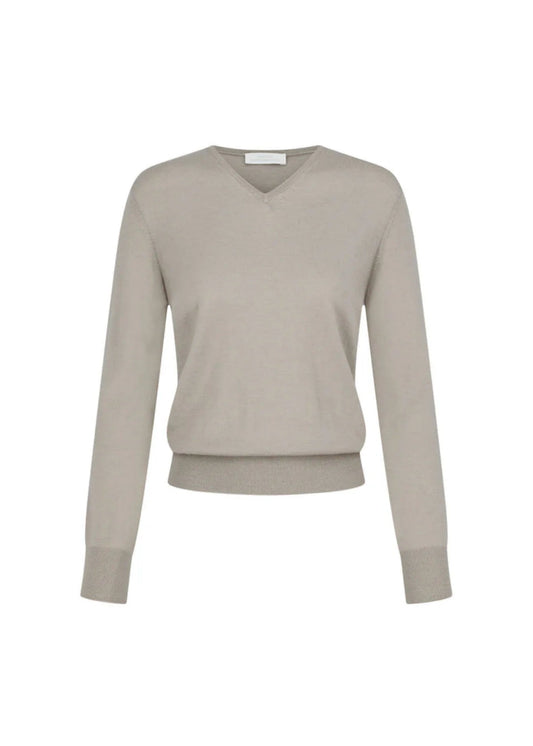 Wool V-neck Knit