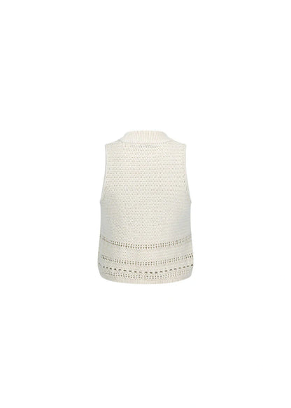 Crochet Knit Vest