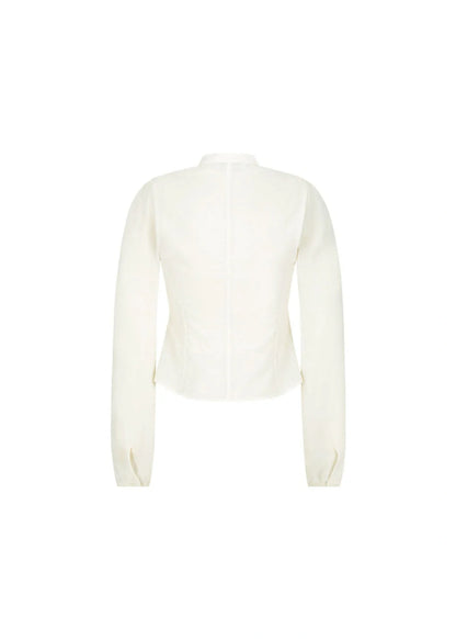 Pintuck Slim Shirt