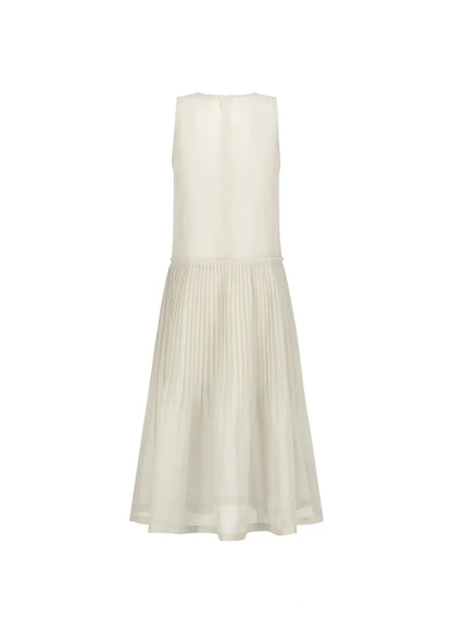 Pleated Sleeveless Dress
