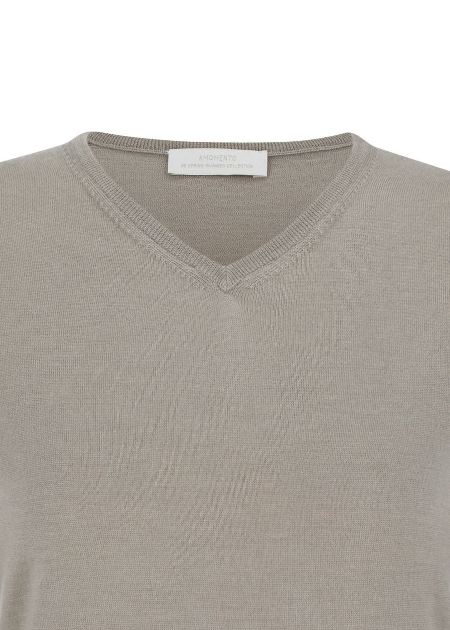 Wool V-neck Knit