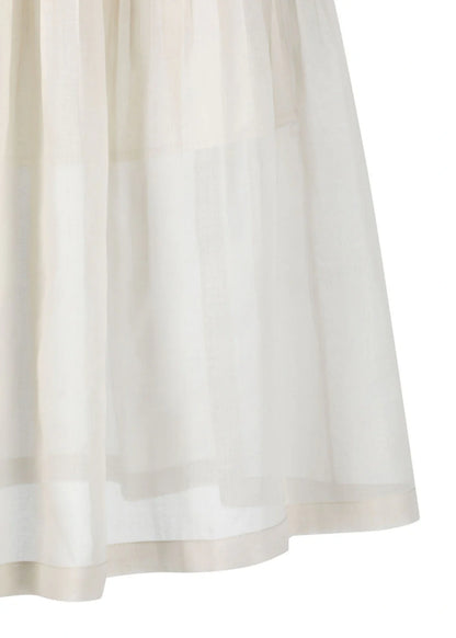 Pleated Midi Skirt